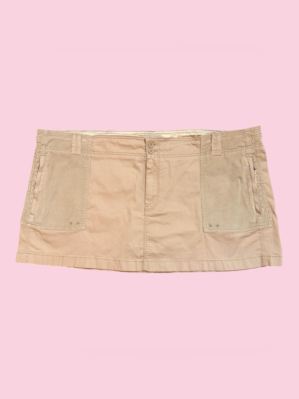 Abercrombie tan mini skirt